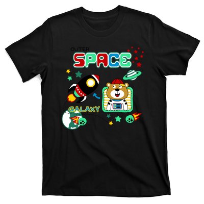 Outer Space Children's Illustration T-Shirt