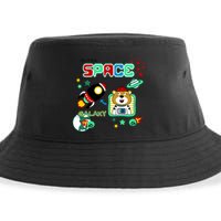Outer Space Children's Illustration Sustainable Bucket Hat
