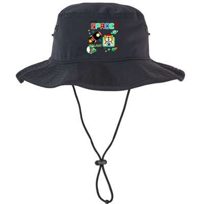 Outer Space Children's Illustration Bucket Hat