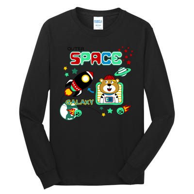 Outer Space Children's Illustration Tall Long Sleeve T-Shirt