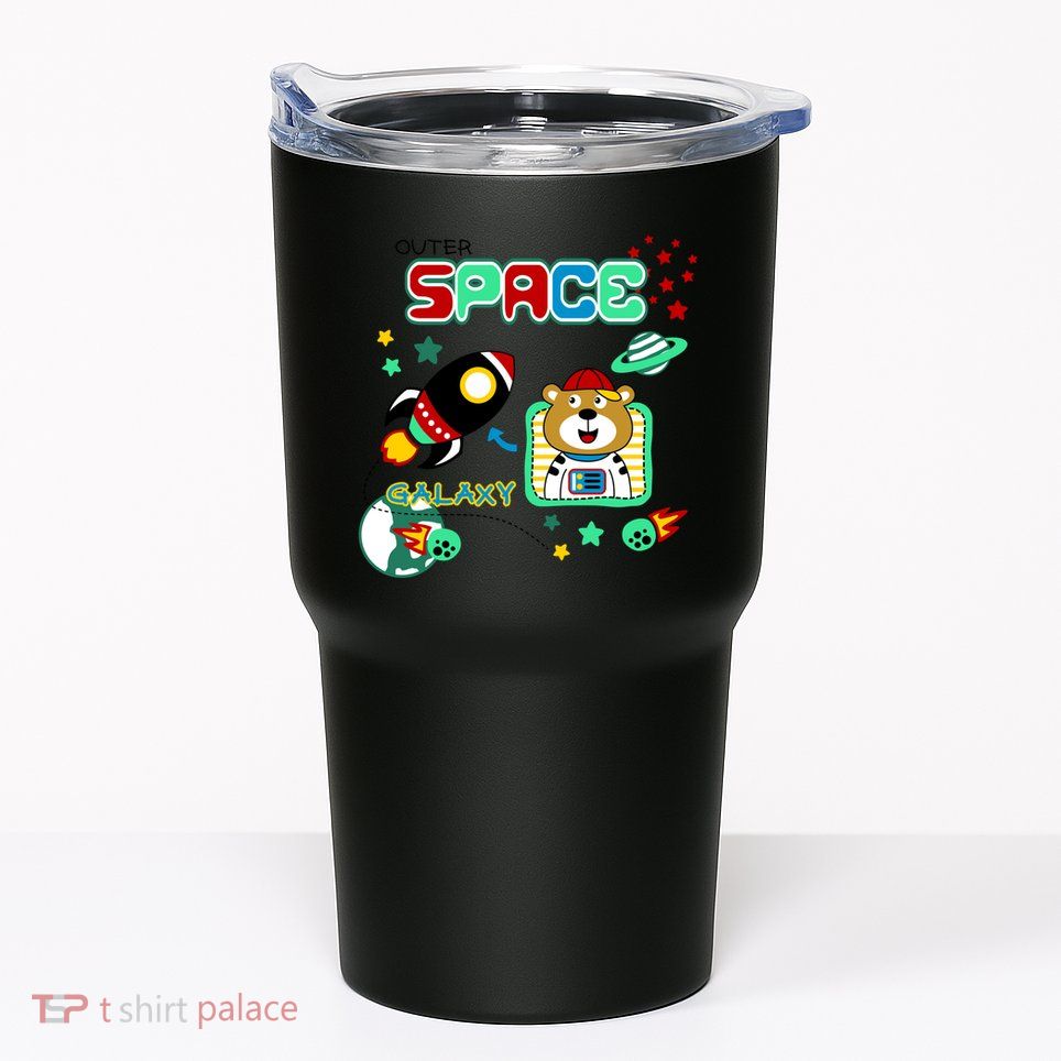 Outer Space Children's Illustration Tumbler