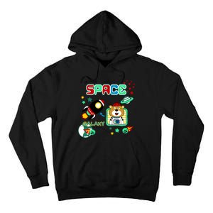 Outer Space Children's Illustration Tall Hoodie