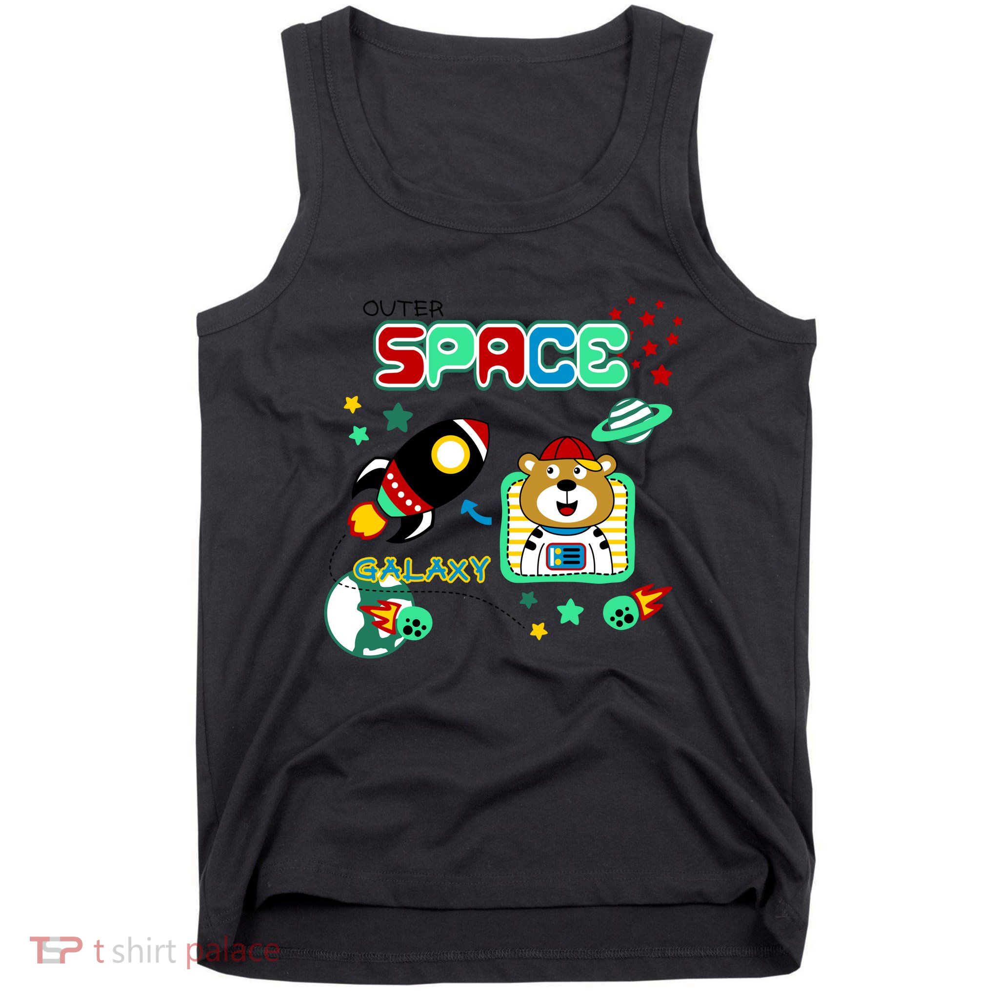 Outer Space Children's Illustration Tank Top