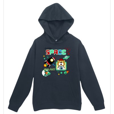 Outer Space Children's Illustration Urban Pullover Hoodie