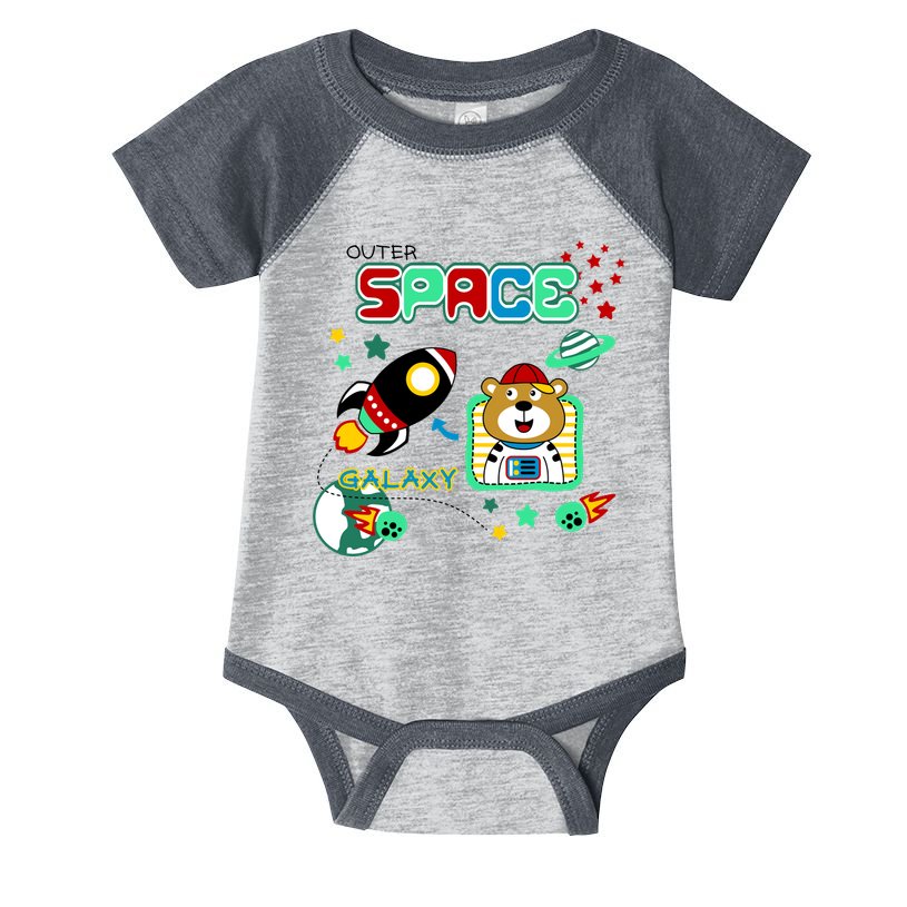 Outer Space Children's Illustration Infant Baby Jersey Bodysuit