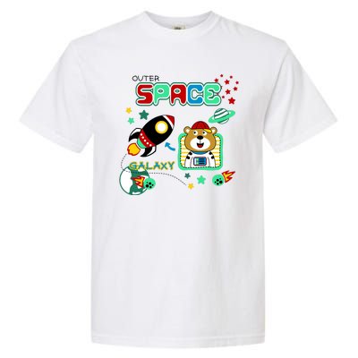 Outer Space Children's Illustration Garment-Dyed Heavyweight T-Shirt