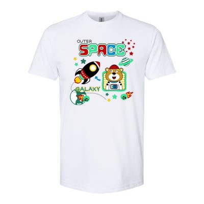 Outer Space Children's Illustration Softstyle® CVC T-Shirt