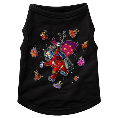 Outer Space Santa Christmas Astronaut  Doggie Tank