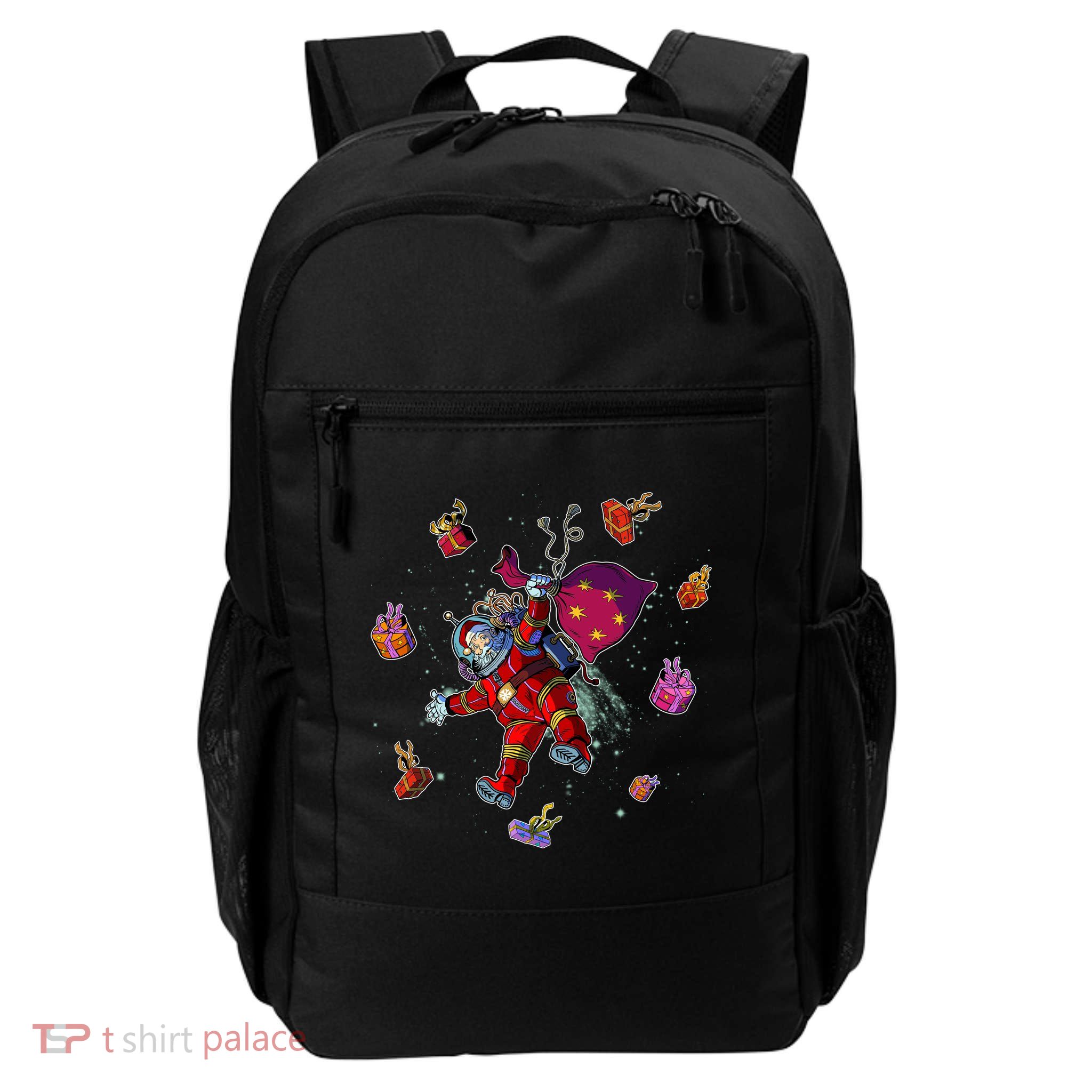 Outer Space Santa Christmas Astronaut  Backpack