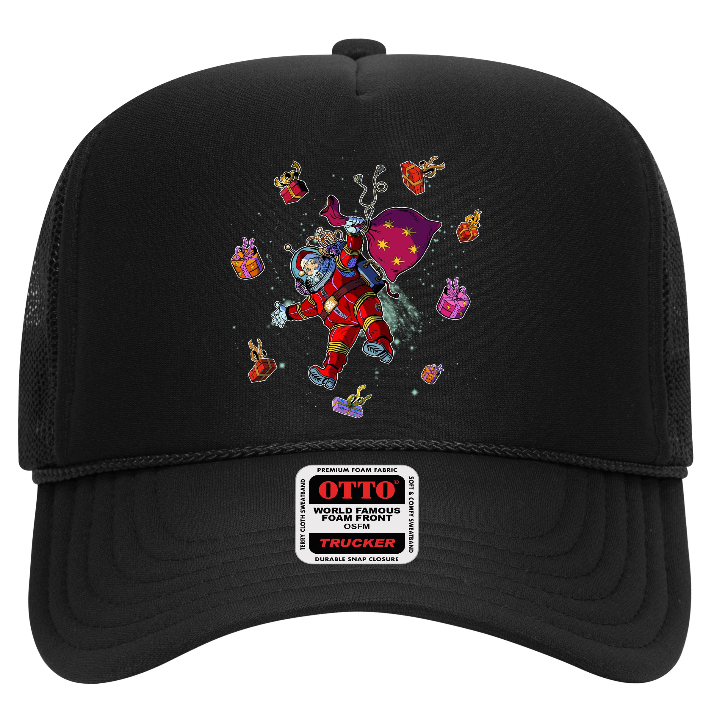 Outer Space Santa Christmas Astronaut  Hat