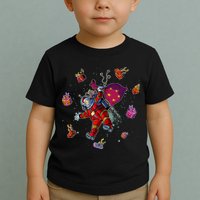 Outer Space Santa Christmas Astronaut  Toddler T-Shirt
