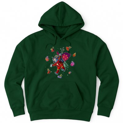 Outer Space Santa Christmas Astronaut  Hoodie