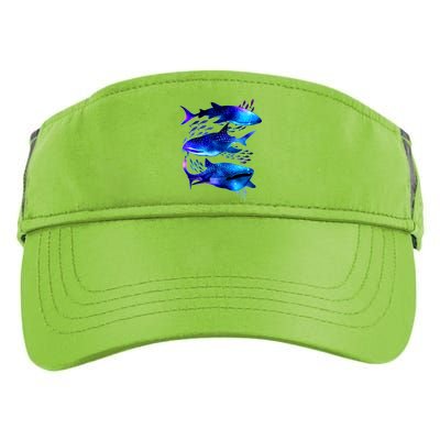 Outer Space Whale Sharks  Adult Drive Performance Visor