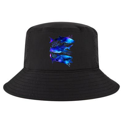 Outer Space Whale Sharks  Cool Comfort Performance Bucket Hat