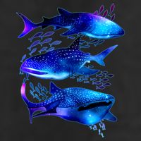 Outer Space Whale Sharks  Cool Comfort Performance Bucket Hat