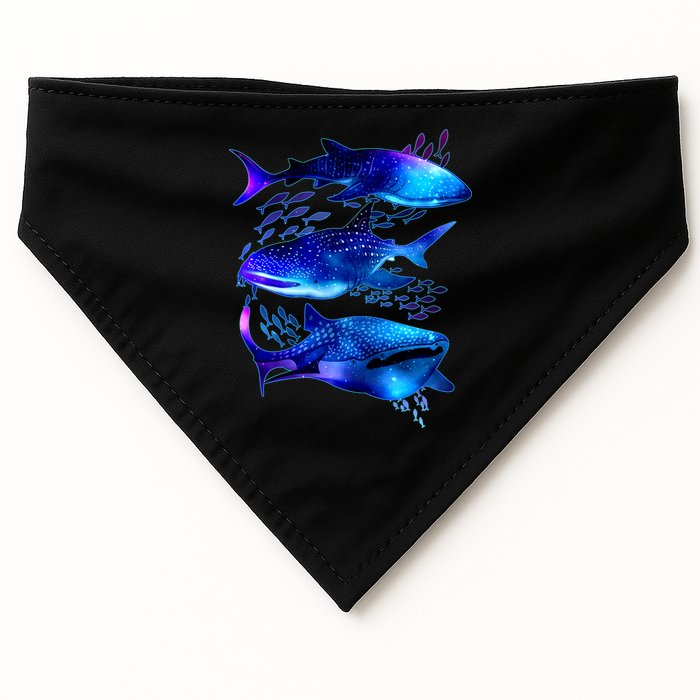 Outer Space Whale Sharks  USA-Made Doggie Bandana