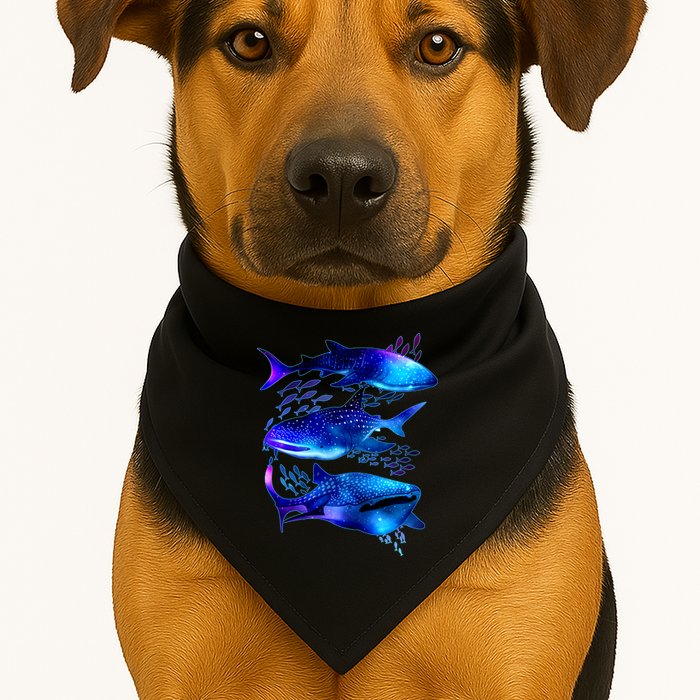 Outer Space Whale Sharks  USA-Made Doggie Bandana