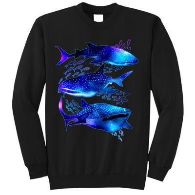 Outer Space Whale Sharks  Sweatshirt