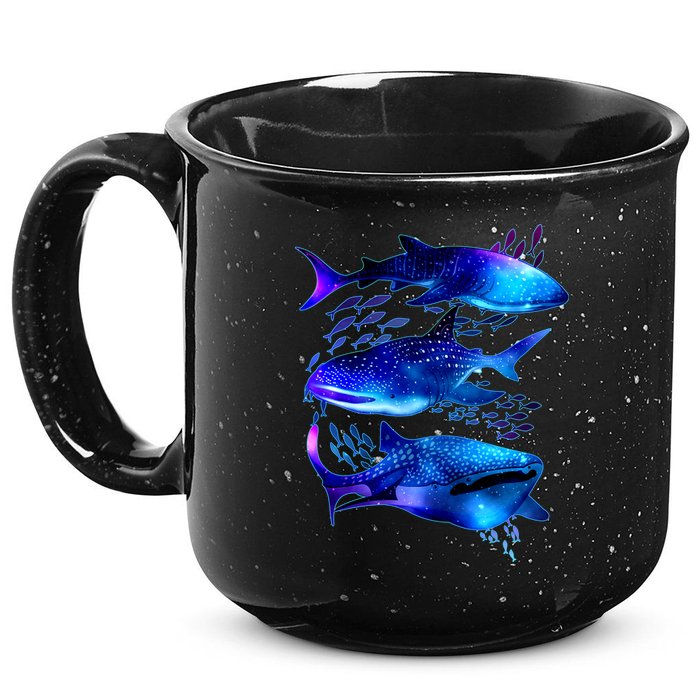 Outer Space Whale Sharks  15oz Campfire Ceramic Mug