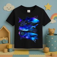 Outer Space Whale Sharks  Toddler T-Shirt