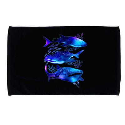 Outer Space Whale Sharks  Microfiber Hand Towel