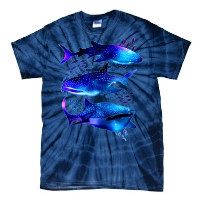 Outer Space Whale Sharks  Tie-Dye T-Shirt