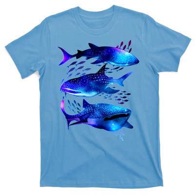 Outer Space Whale Sharks  T-Shirt