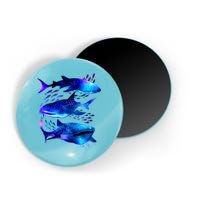 Outer Space Whale Sharks  Magnet