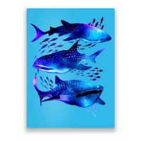 Outer Space Whale Sharks  Poster