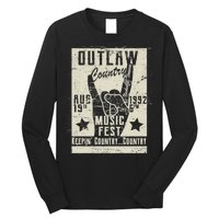 Outlaw Country Music Fest Nashville Long Sleeve Shirt