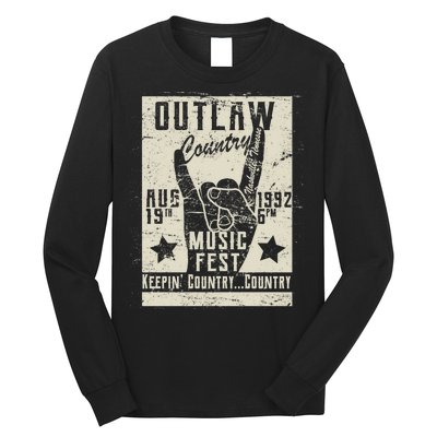 Outlaw Country Music Fest Nashville Long Sleeve Shirt