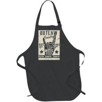 Outlaw Country Music Fest Nashville Full-Length Apron With Pockets