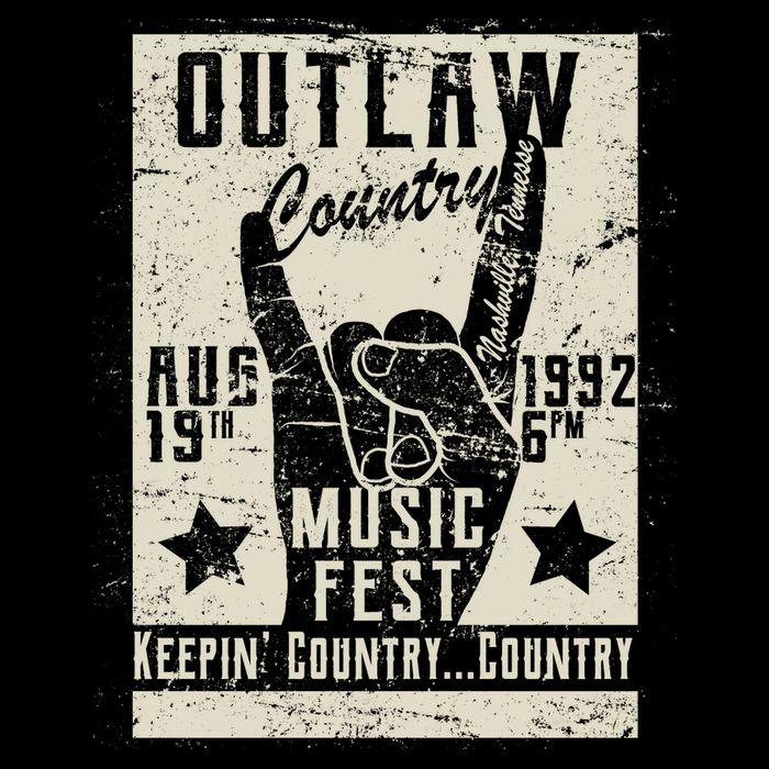Outlaw Country Music Fest Nashville Apron