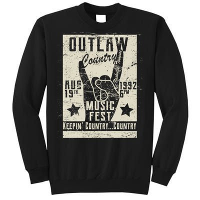 Outlaw Country Music Fest Nashville Sweatshirt