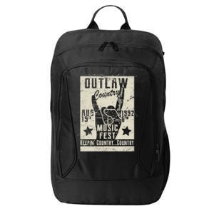 Outlaw Country Music Fest Nashville City Backpack