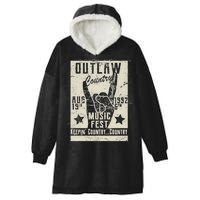 Outlaw Country Music Fest Nashville Hooded Wearable Blanket