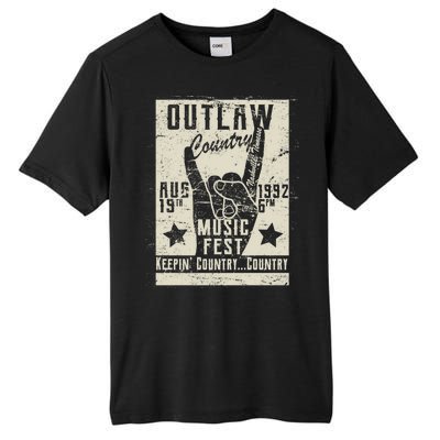 Outlaw Country Music Fest Nashville Tall Fusion ChromaSoft Performance T-Shirt