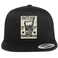 Outlaw Country Music Fest Nashville Flat Bill Trucker Hat