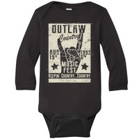 Outlaw Country Music Fest Nashville Baby Long Sleeve Bodysuit