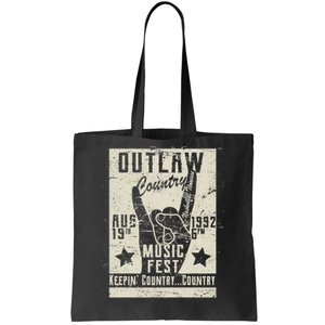 Outlaw Country Music Fest Nashville Tote Bag