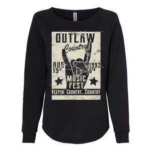 Outlaw Country Music Fest Nashville Womens California Wash Sweatshirt