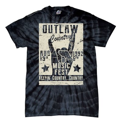 Outlaw Country Music Fest Nashville Tie-Dye T-Shirt