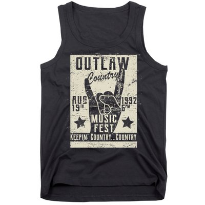 Outlaw Country Music Fest Nashville Tank Top