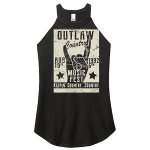 Outlaw Country Music Fest Nashville Women's Perfect Tri Rocker Tank