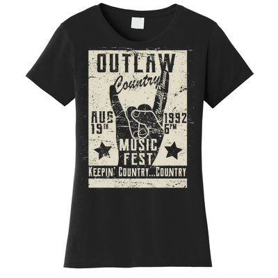 Outlaw Country Music Fest Nashville Women's T-Shirt