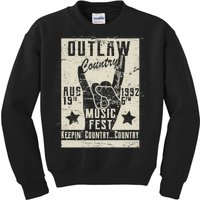 Outlaw Country Music Fest Nashville Kids Sweatshirt