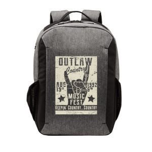 Outlaw Country Music Fest Nashville Vector Backpack