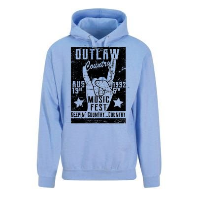 Outlaw Country Music Fest Nashville Unisex Surf Hoodie