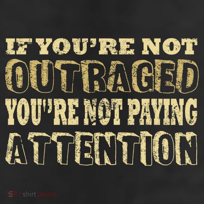 Outraged Attention 11oz C Handle Ceramic Mug