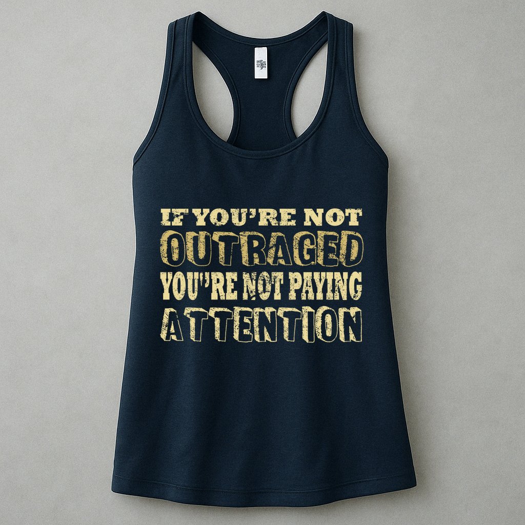 Outraged Attention Womens Tank Top